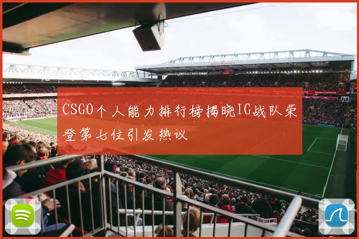 CSGO个人能力排行榜揭晓IG战队荣登第七位引发热议